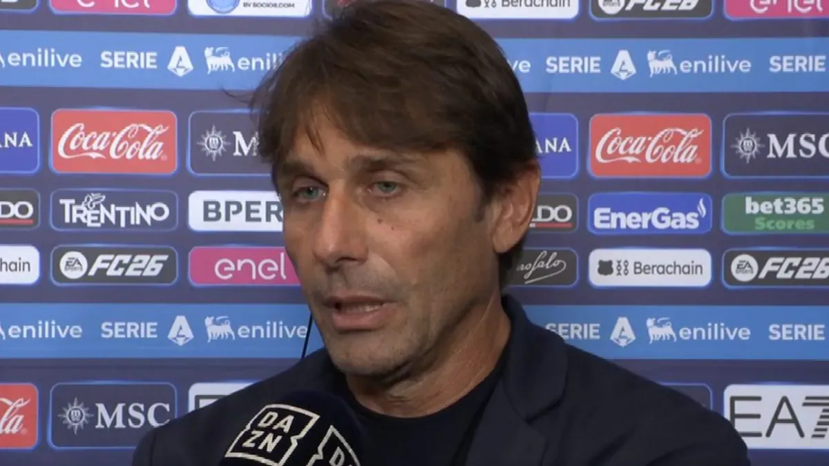 Napoli, Conte: “Sono contento. Pensate che il Como sia una piccola? Su Lukaku…”
