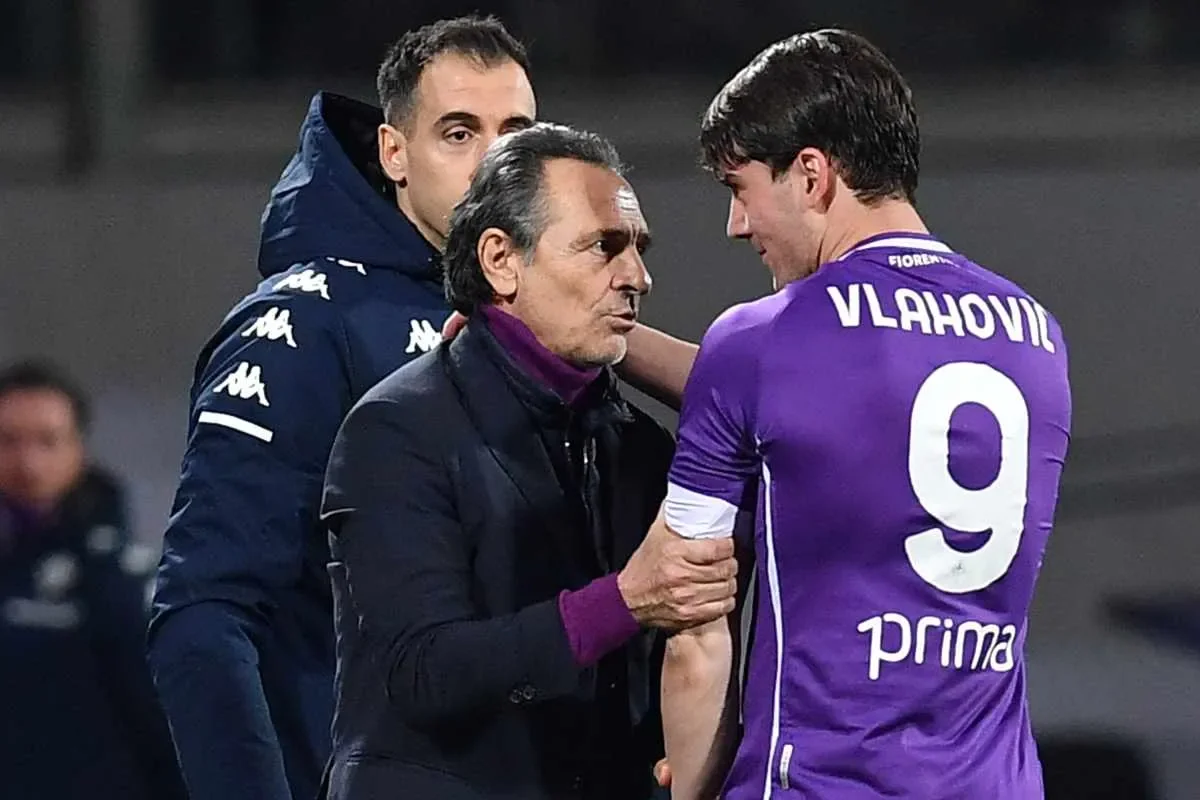 Prandelli: “Vlahovic? Mi sembra triste, in nazionale è diverso. Su Allegri vi dico che…”